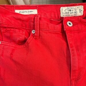 Lucky Brand Bridgette Skinny Red Jeans ❤️
